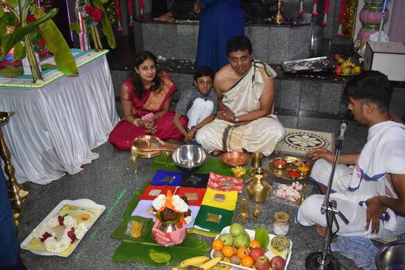 Ganesh chaturthi was celebrated amidst monsoon at Mumbai !