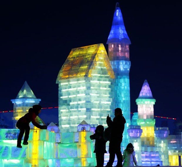 Harbin, China, Ice and Snow Sculpture Festival. in New York, NY